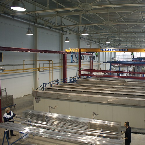 Impianti di verniciatura per alluminio